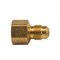 Thrifco Plumbing No. 46F 5/16 Inch Flare x 1/4 Inch FIP Brass Adapter 4401311 - alternate 1